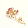 Twilight Violet Brooch