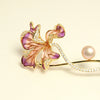 Twilight Violet Brooch