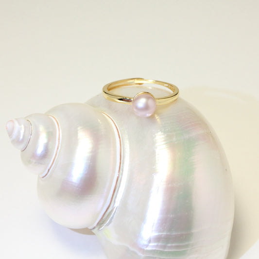 Refined Pearl Ring