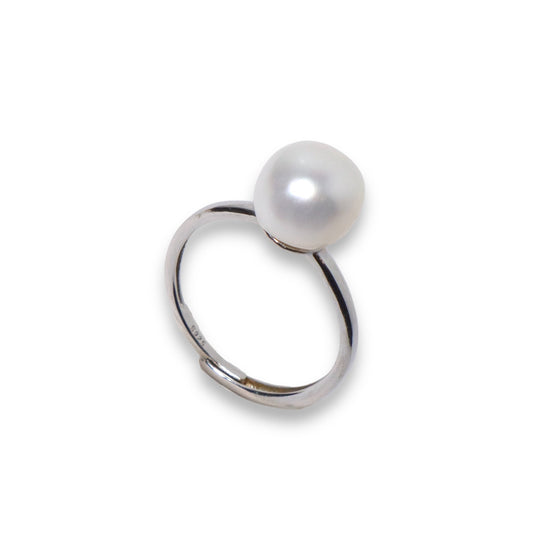 Classic Pearl Silver Ring