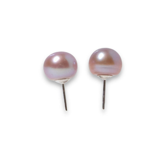 Timeless Pink Pearl Studs