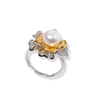 Blooming Grace Pearl Ring