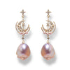 Moonlit Bloom Baroque Pearl Earrings