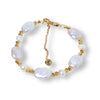 Rectangular Freshwater Pearl  Bracelet