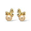 Belle Bow Pearl Earrings