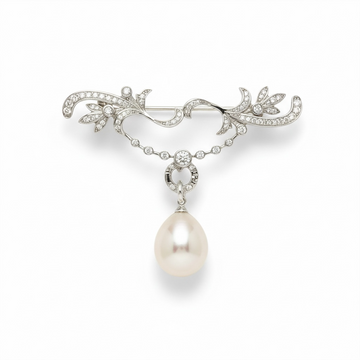 Lumière Vine Pearl Brooch by NINEMOO – product image