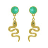 Serpent Coil Earrings