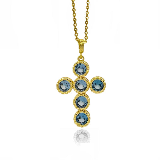 Florentine Elegance Cross Necklace