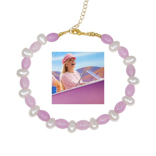 Princess Dreams Pink Pearl Bracelet