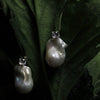 Gleaming Baroque Pearl Silver Earrings