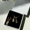 Golden Bear Hoops Earrings