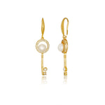 Timeless Pearl Keys Earrings
