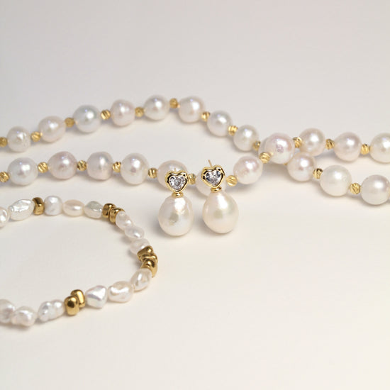 Amour Pearl Earrings by NINEMOO – alternate view