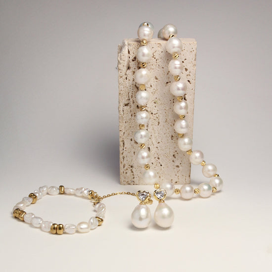 Amour Pearl Earrings by NINEMOO – product view 5