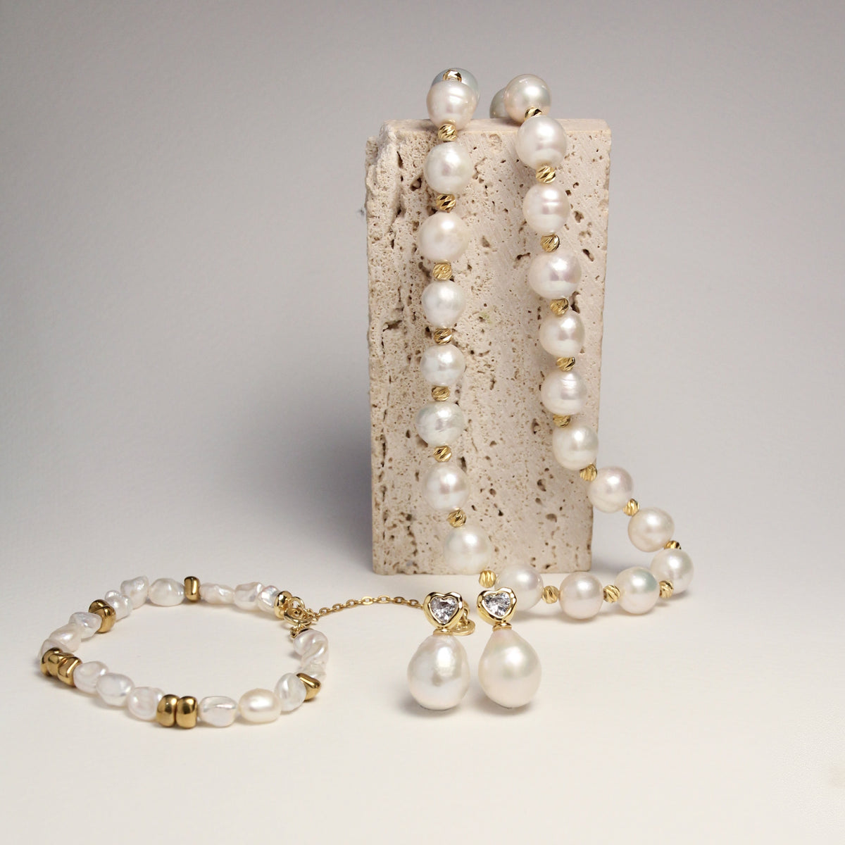Amour Pearl Earrings by NINEMOO – product view 5
