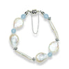 Aquamarine Baroque Pearl Bracelet by NINEMOO – product image