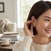 Arché Pearl Earrings – Gold by NINEMOO – alternate view