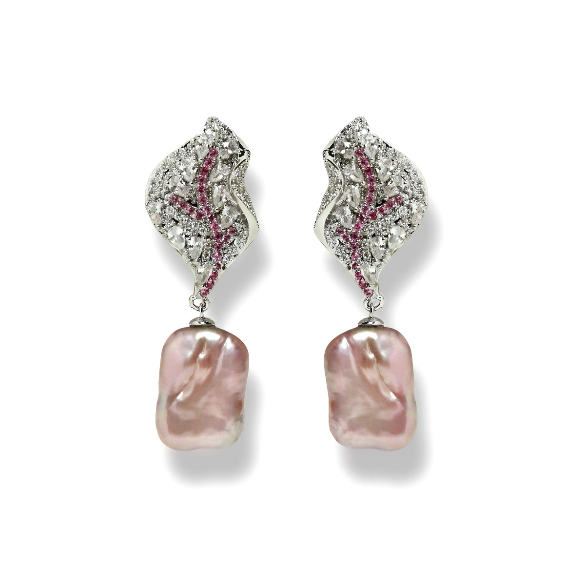 Aurora Baroque Pearl Earrings by NINEMOO – product image