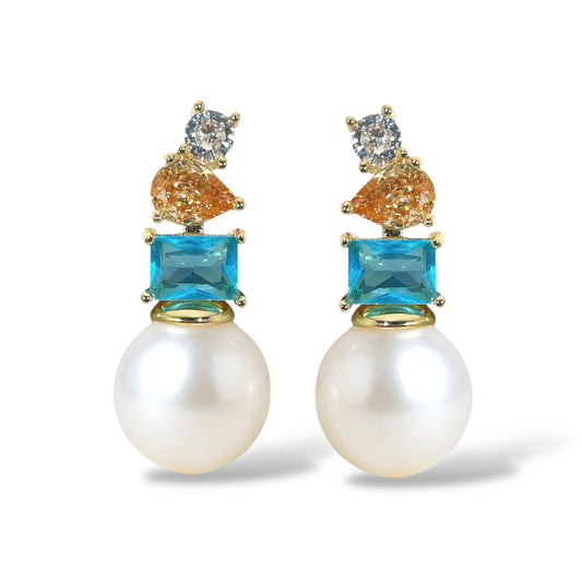Azure Muse Earrings by NINEMOO – product image