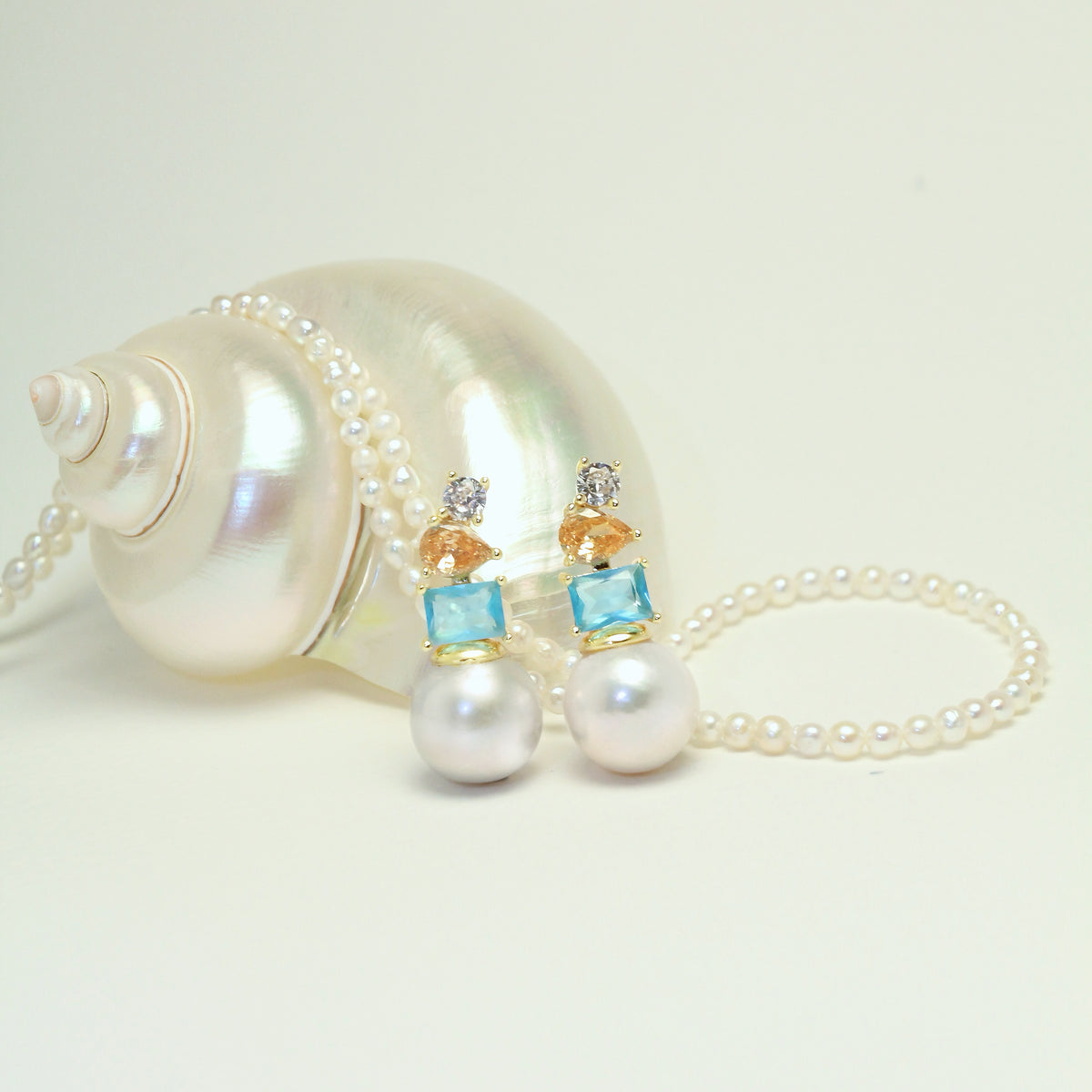 Azure Muse Earrings by NINEMOO – alternate view