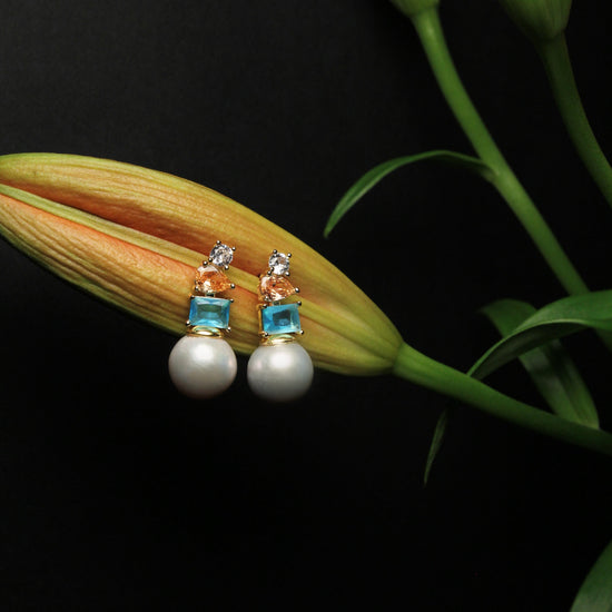 Azure Muse Earrings by NINEMOO – product view 5