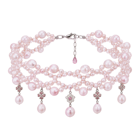 Ballet Rosé Arabesque Pearl Headpiece by NINEMOO – product image