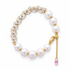 Ballet Rosé En Pointe pearl bracelet on white background