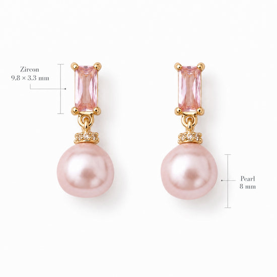 Ballet Rosé Pas de Deux Earrings by NINEMOO – product view 8