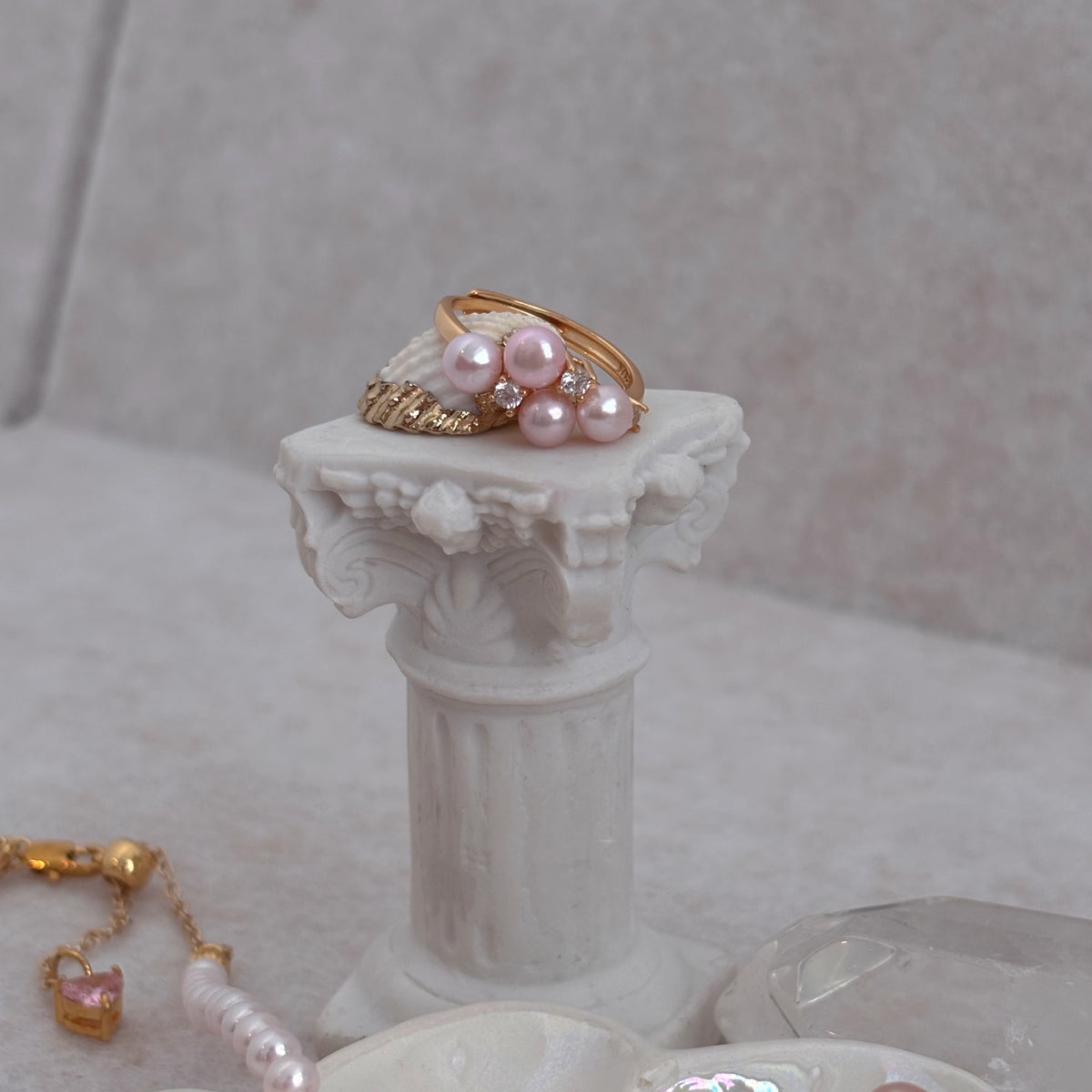 Ballet Rosé Quartet Ring by NINEMOO – alternate view