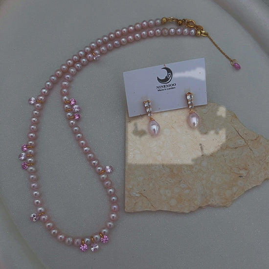 Ballet Rosé Sugar Plum Necklace by NINEMOO – alternate view