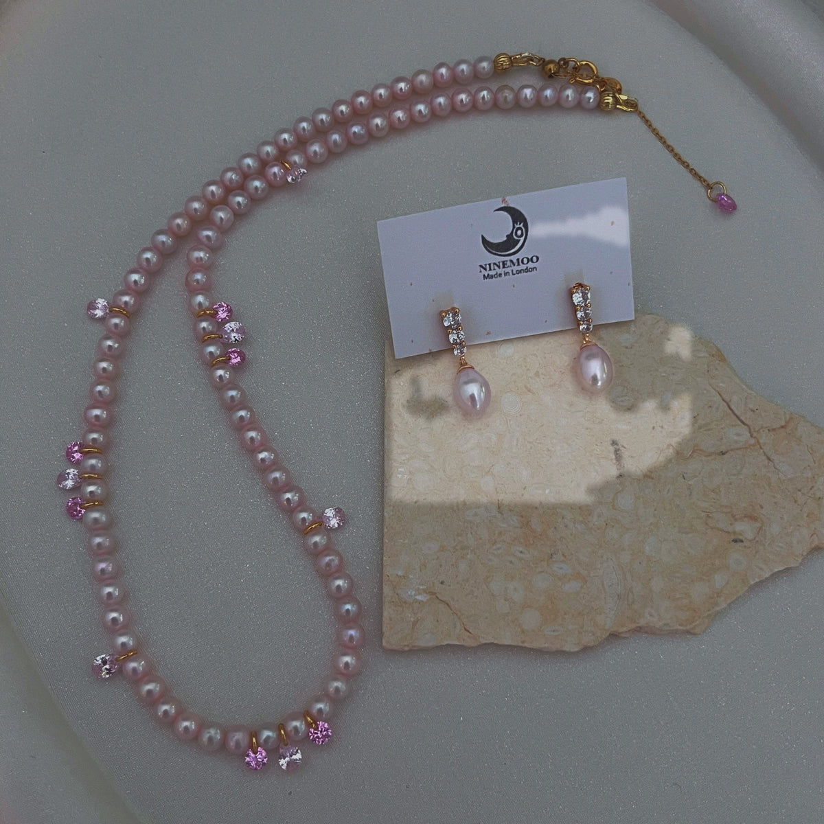 Ballet Rosé Sugar Plum Necklace by NINEMOO – alternate view