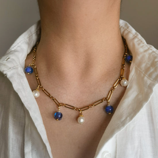 Blueberry Swing Necklace by NINEMOO – detail view