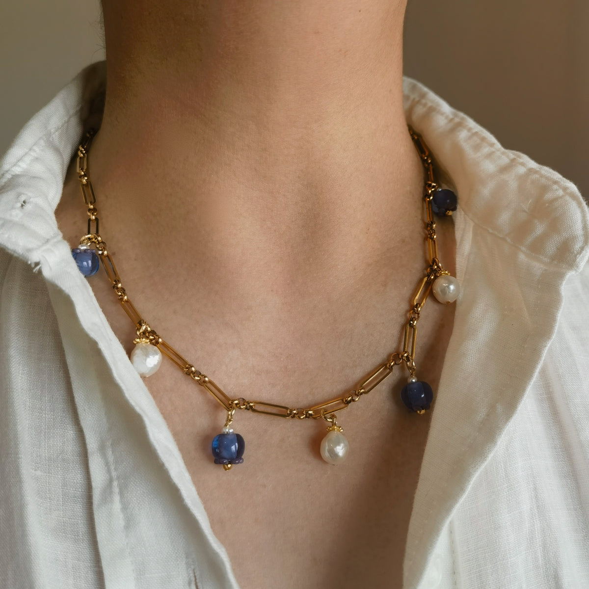 Blueberry Swing Necklace by NINEMOO – alternate view