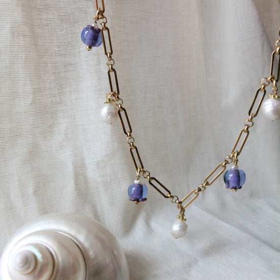 Blueberry Swing Necklace by NINEMOO – product view 4