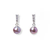Blueberry Pearl Sterling Silver Earrings by NINEMOO – product image