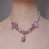 Blush Bloom Pearl Necklace by NINEMOO – detail view