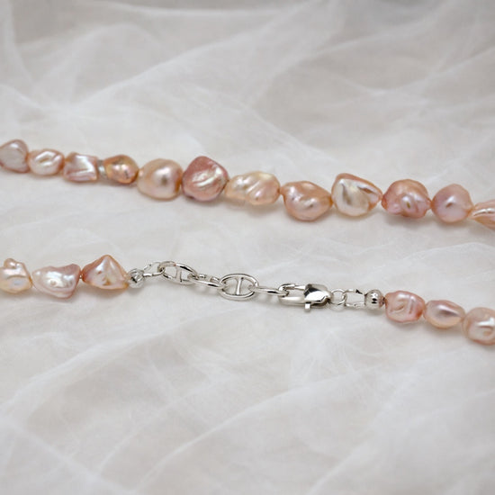 Blush Keshi Pearl Necklace by NINEMOO – product view 4