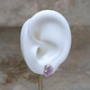 Blush Keshi Pearl Stud Earrings by NINEMOO – alternate view