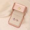 Blush Keshi Pearl Stud Earrings by NINEMOO – product view 4