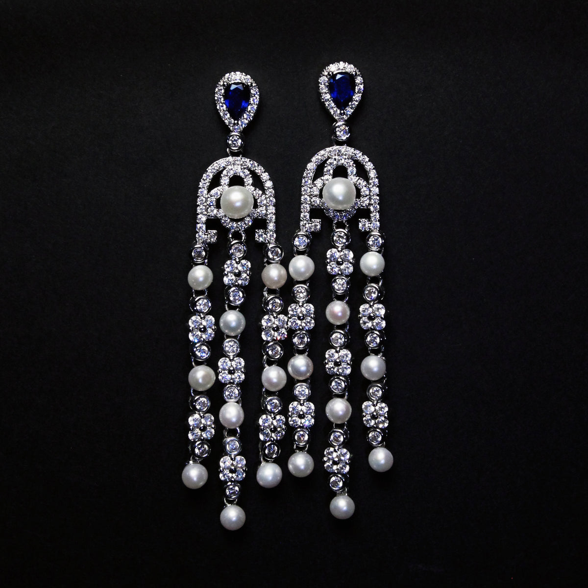 Celeste Cascade Earrings by NINEMOO – alternate view