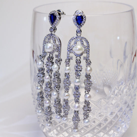 Celeste Cascade Earrings by NINEMOO – product view 4