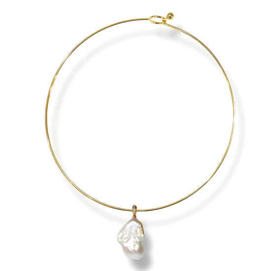 Celeste Pearl Collar Necklace by NINEMOO – product view 5