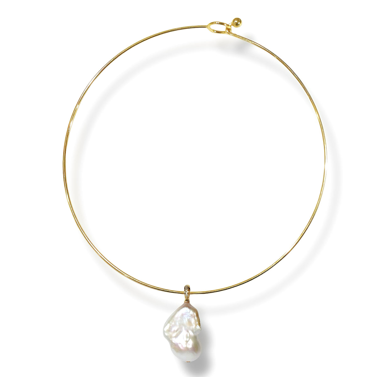 Celeste Pearl Collar Necklace by NINEMOO – product view 5