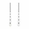 Celeste Pearl Tennis Earrings by NINEMOO – product image