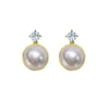 Celestia Zirconia and Pearl Earrings by NINEMOO – product image