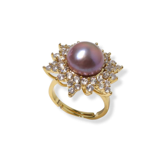 Celestial Bloom Pearl Ring by NINEMOO – product image