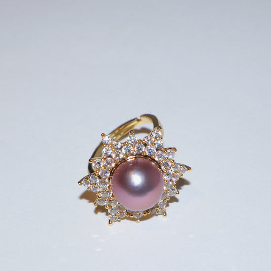 Celestial Bloom Pearl Ring by NINEMOO – product view 4