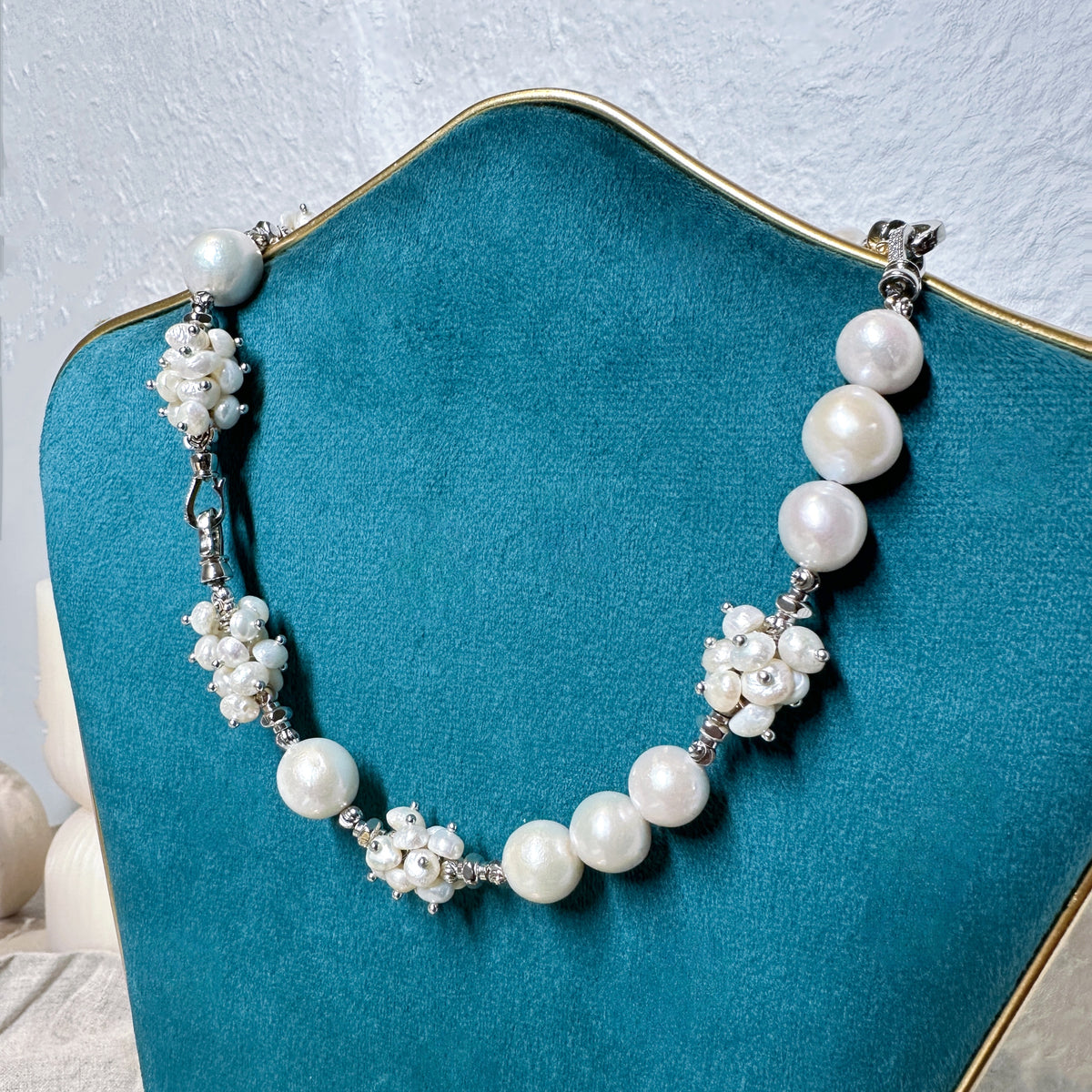 Celestial Blossom Pearl Necklace by NINEMOO – product view 4
