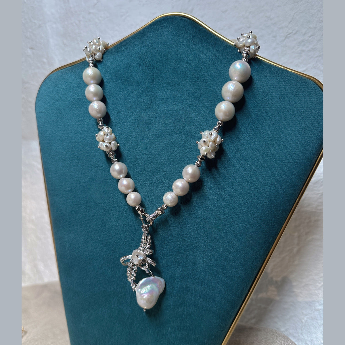 Celestial Blossom Pearl Necklace by NINEMOO – product view 5