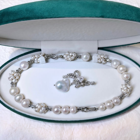 Celestial Blossom Pearl Necklace by NINEMOO – product view 10